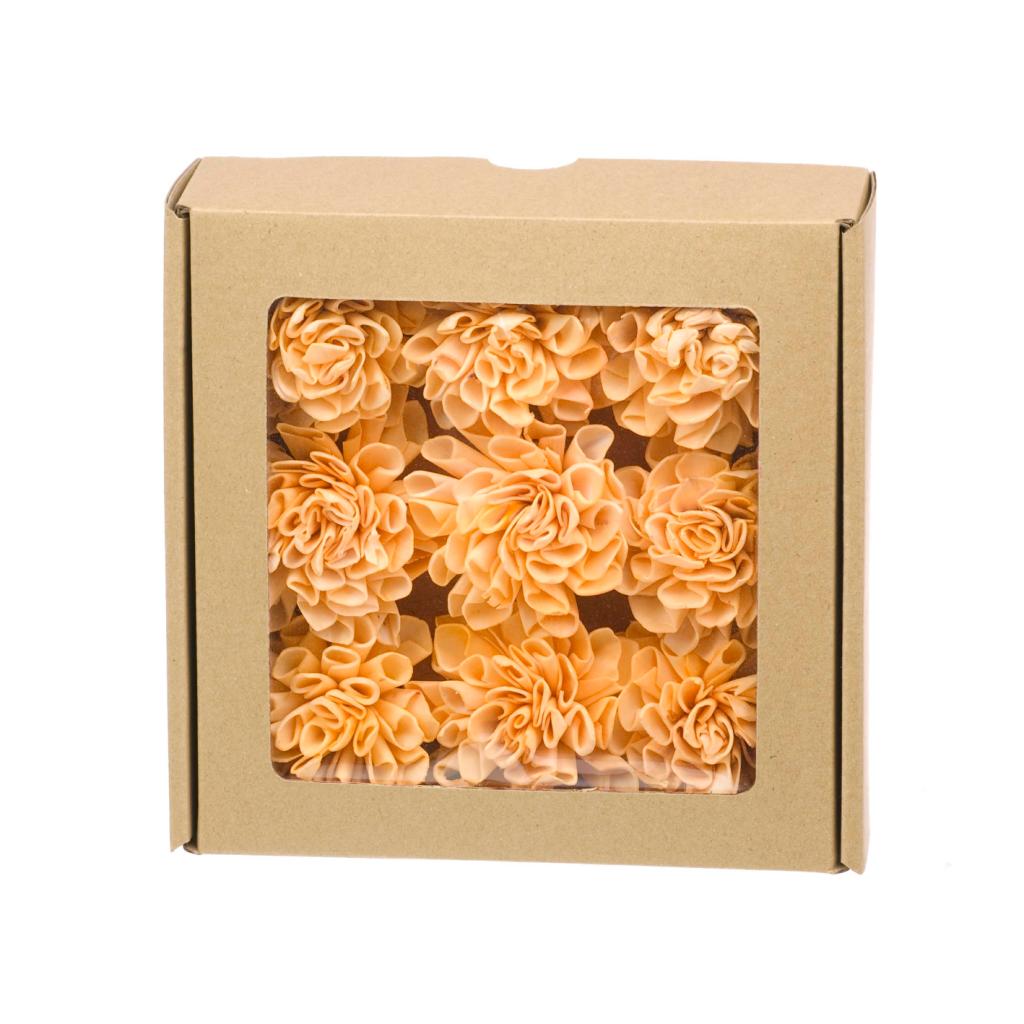 Pre Order Sola rose 'Dahlia' show box coral misty, box x 12