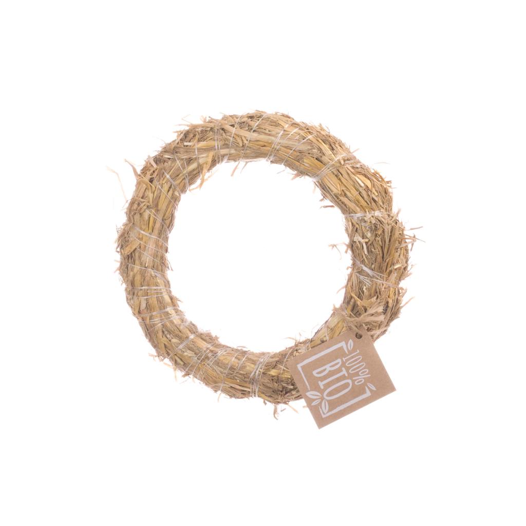 Pre Order Straw wreath BIO D25cm natural, box x 10
