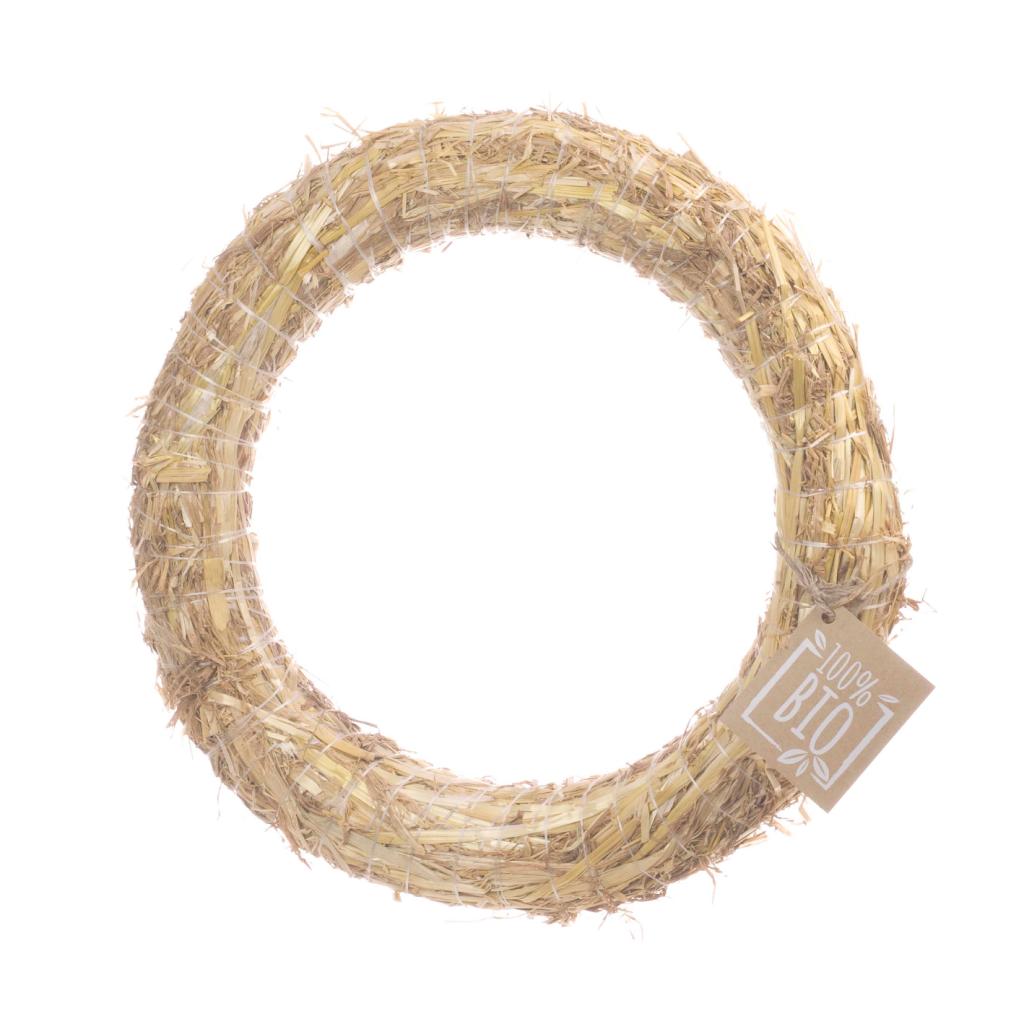 Pre Order Straw wreath BIO D35cm natural, box x 10