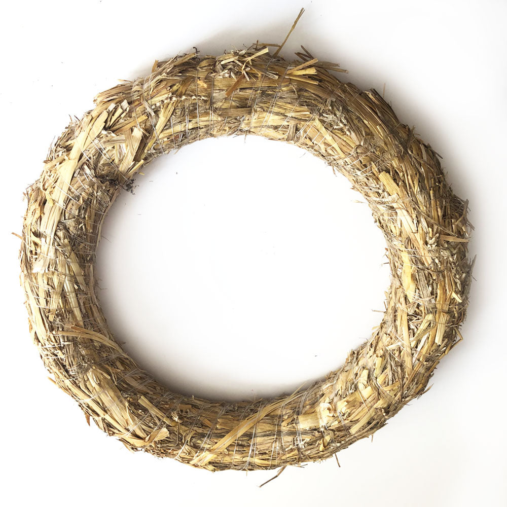 Wreath, Straw, 35cm Diameter