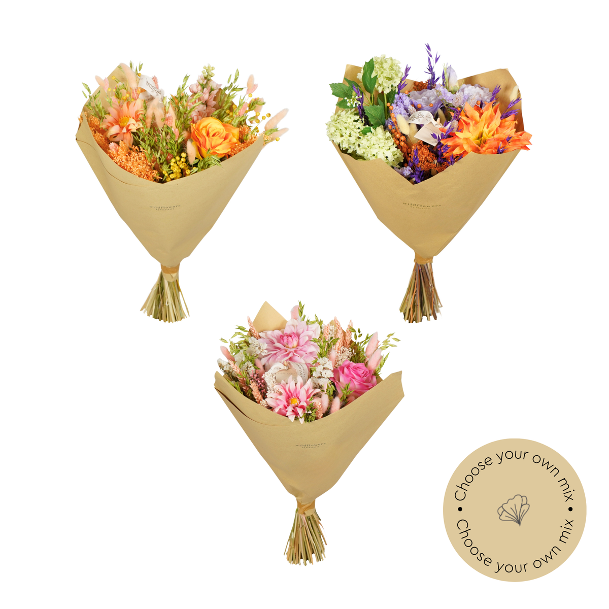 Pre-Order Classic Mixed Bouquet, you select, box x 4 bouquets