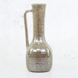 Pearlescent Green Ceramic vase with handle, H30.5cm