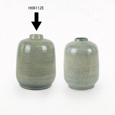 Bottle Vase, Terracotta, Cream, H28cm