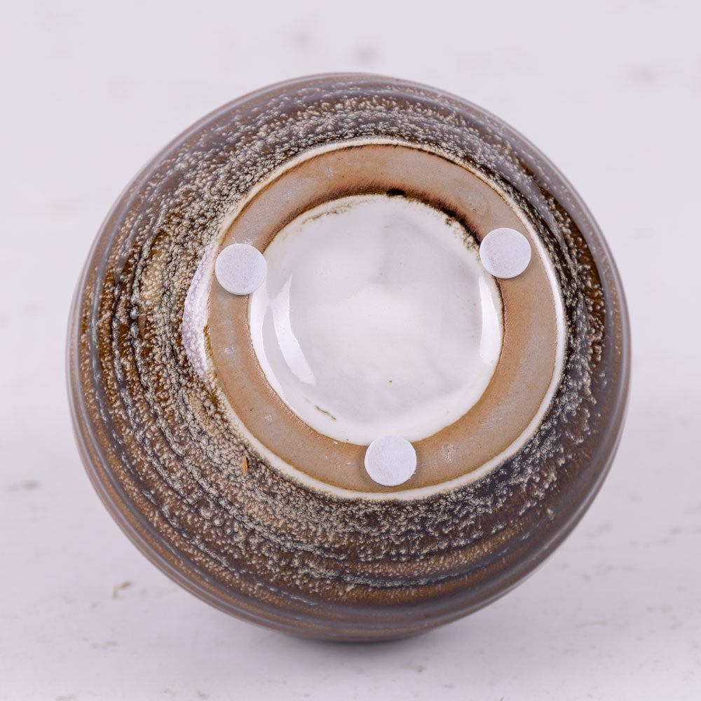 Ceramic Bud Vase, Brown, H10.6cm