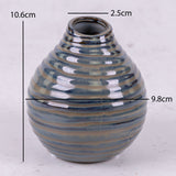 Ceramic Bud Vase, Blue, H10.6cm