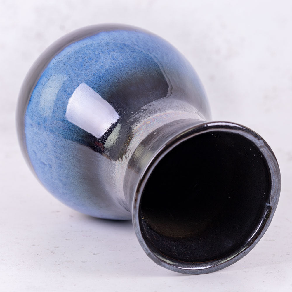 Vase, Ceramic, Dark Blue H20cm