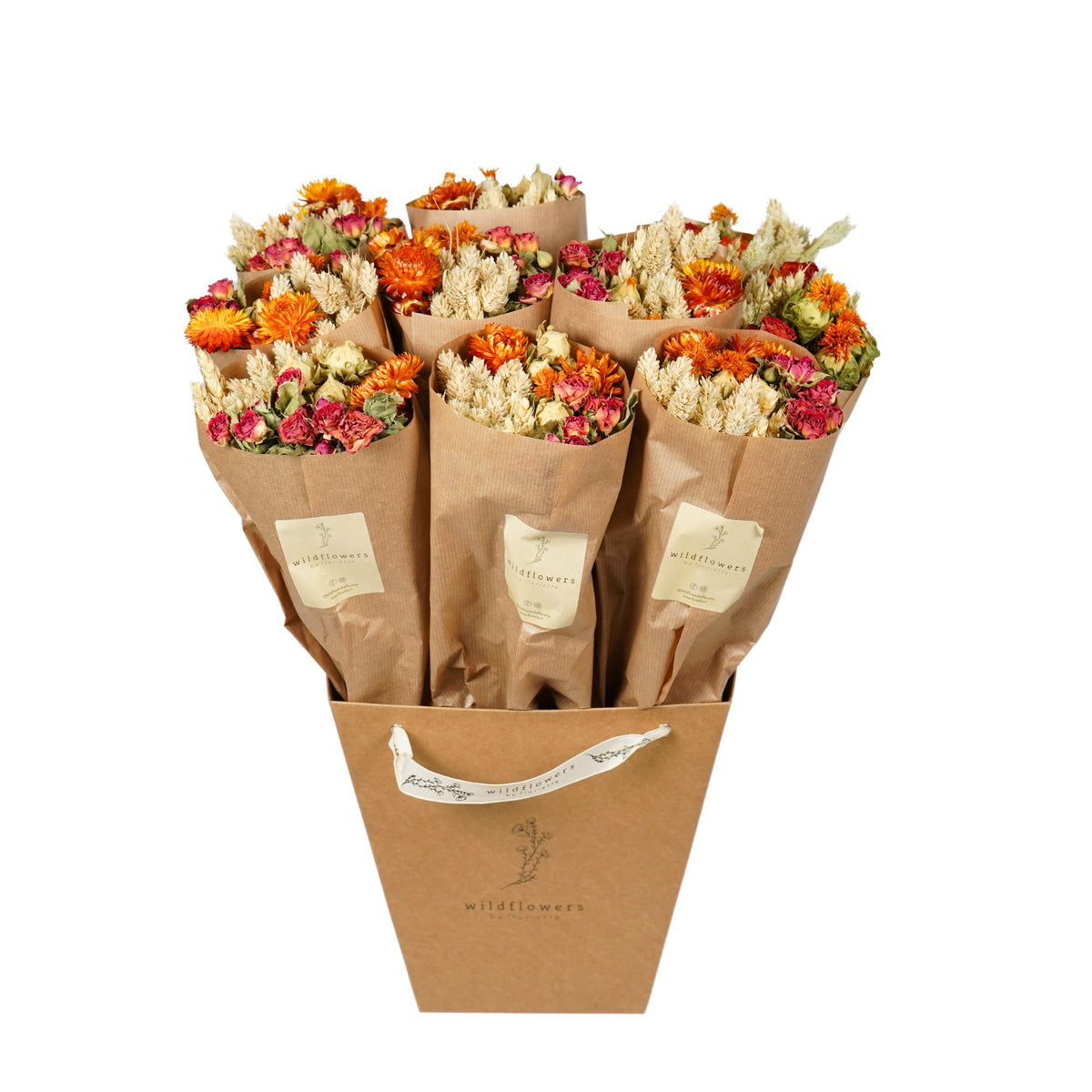 Pre Order Market more, orange, box x 10 bouquets