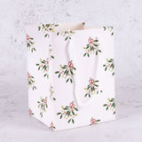 Porto Bag, Oh Mistletoe, White/Green/Red, Pack x 10