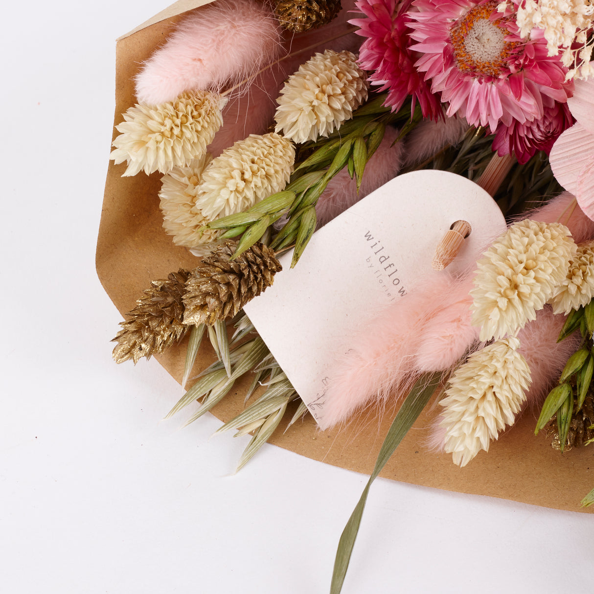 Bouquet, Wildflower Dried, Pink Elegance, Small