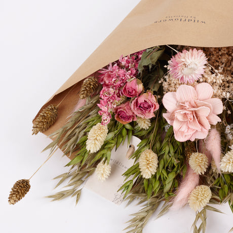 Bouquet, Wildflower Dried, Pink Elegance, Medium