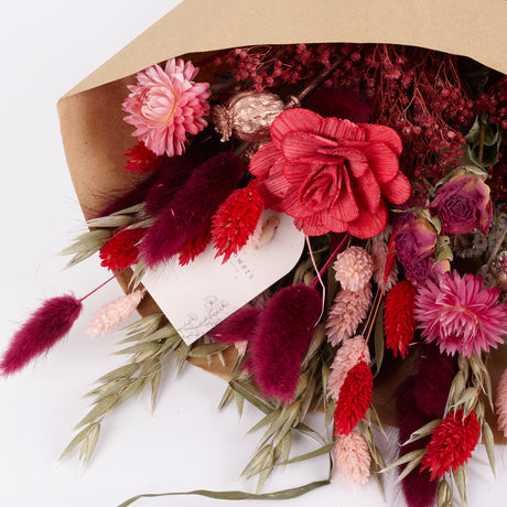 Bouquet, Wildflower Dried, Red Allure, Medium