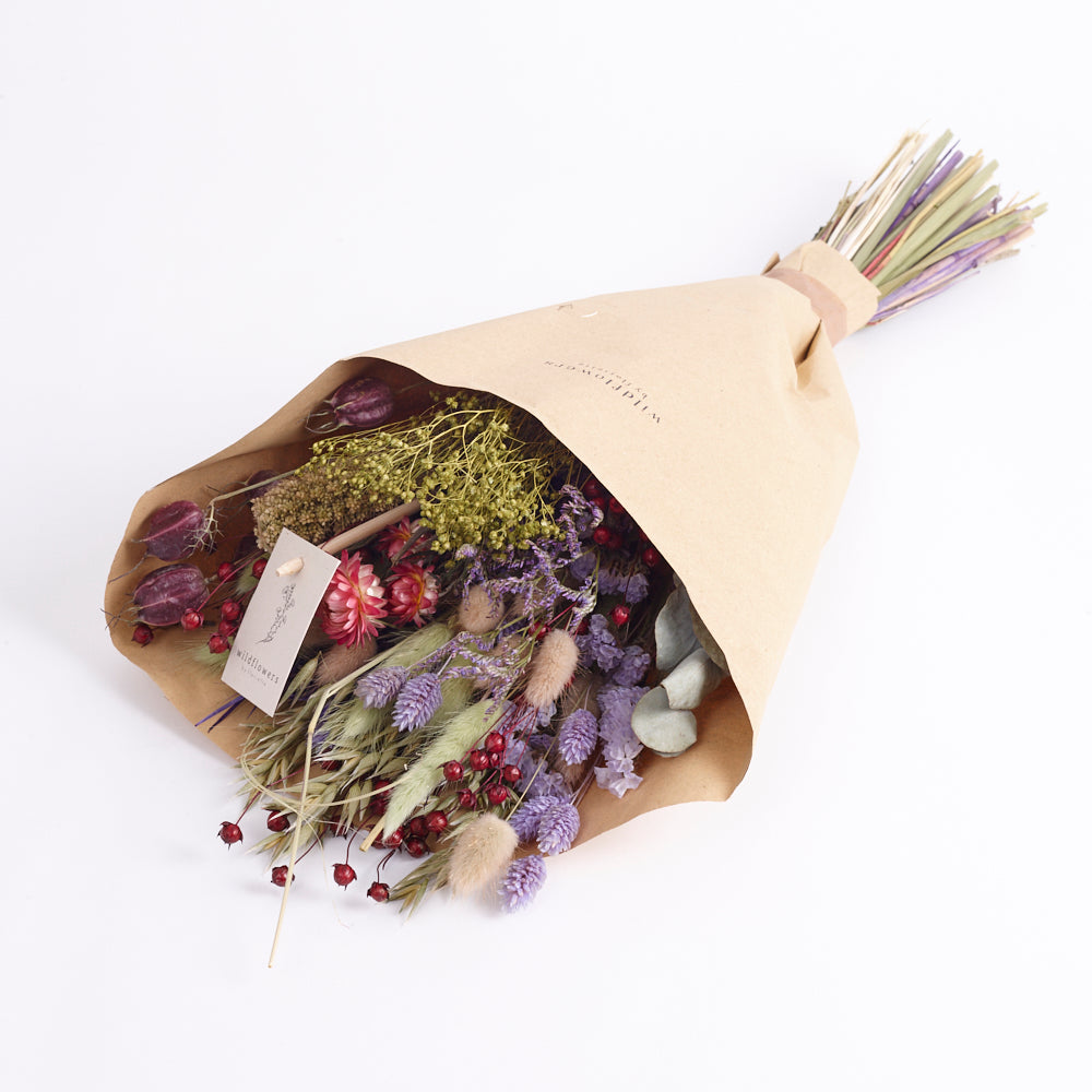 Bouquet, Wildflower Dried, Purple Dusk, Medium