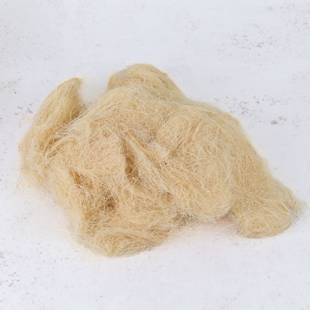 Coco Fibre, Bleached, 500g Bag