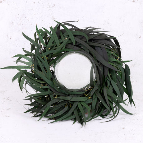 Eucalyptus Wreath, Nicoli, Green, 27cm Diameter
