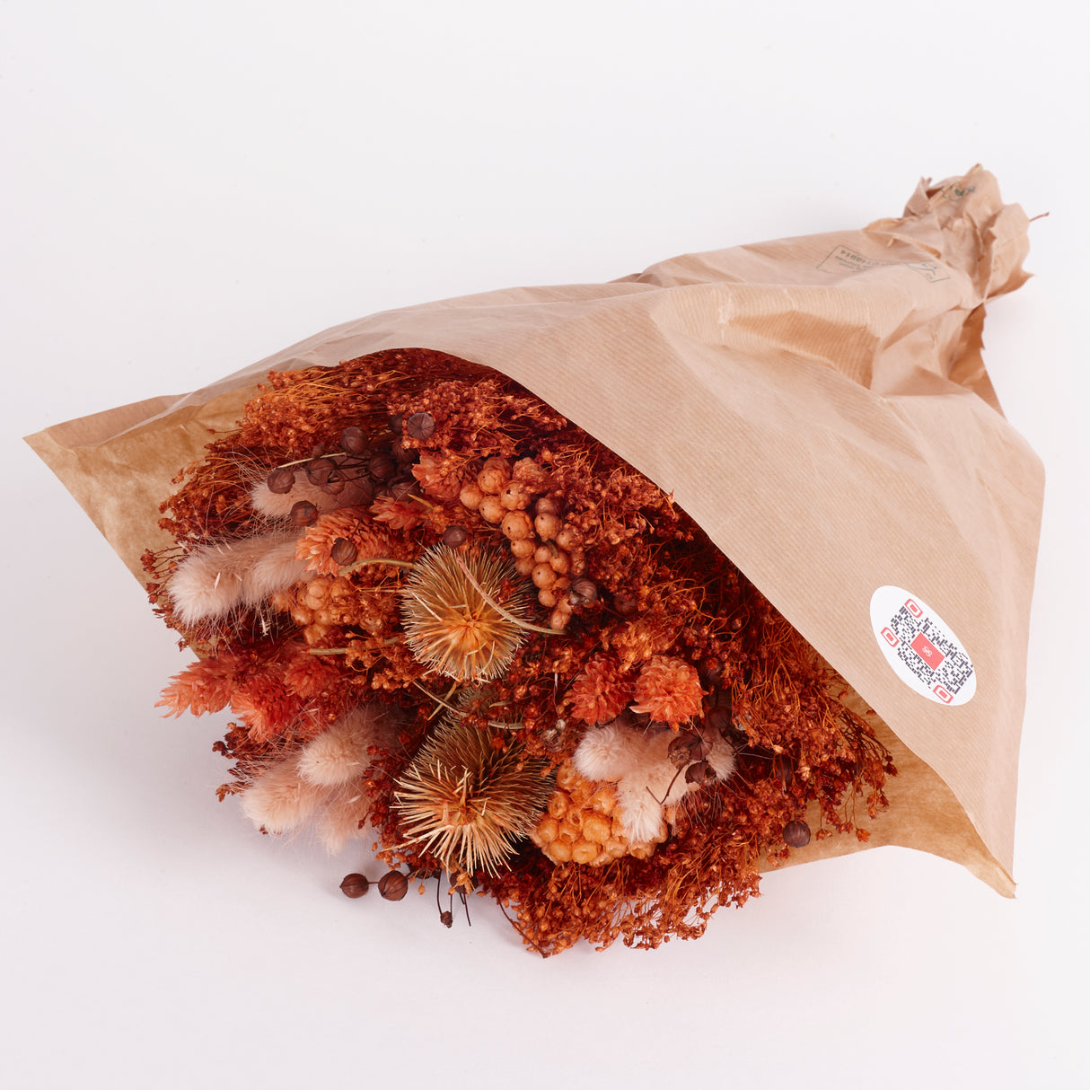 Wow, Mixed Dried Flower Bouquet, Terracotta