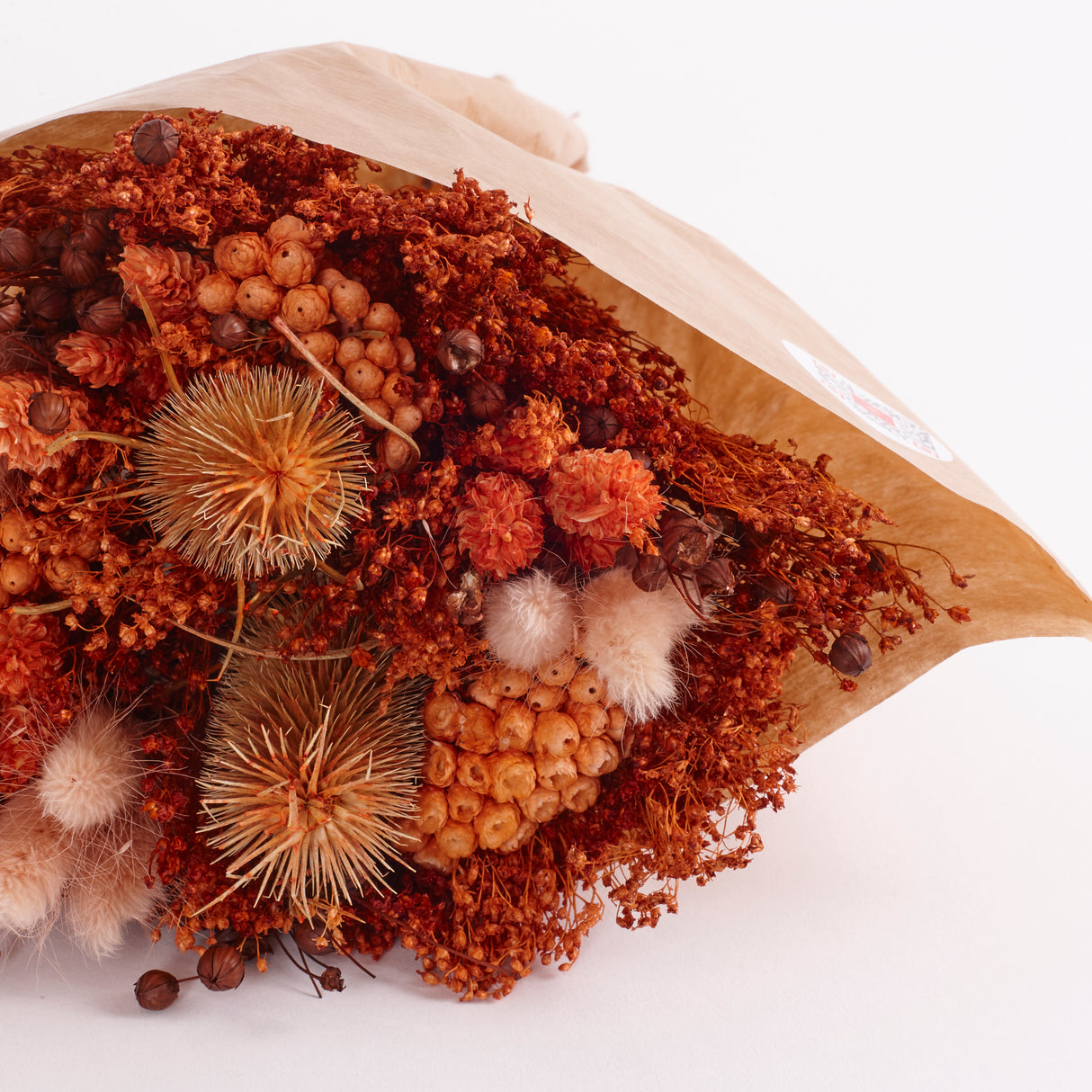 Wow, Mixed Dried Flower Bouquet, Terracotta