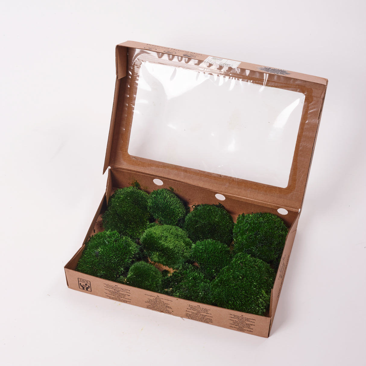 Ball Moss, Preserved, Dark Green, 250g Box