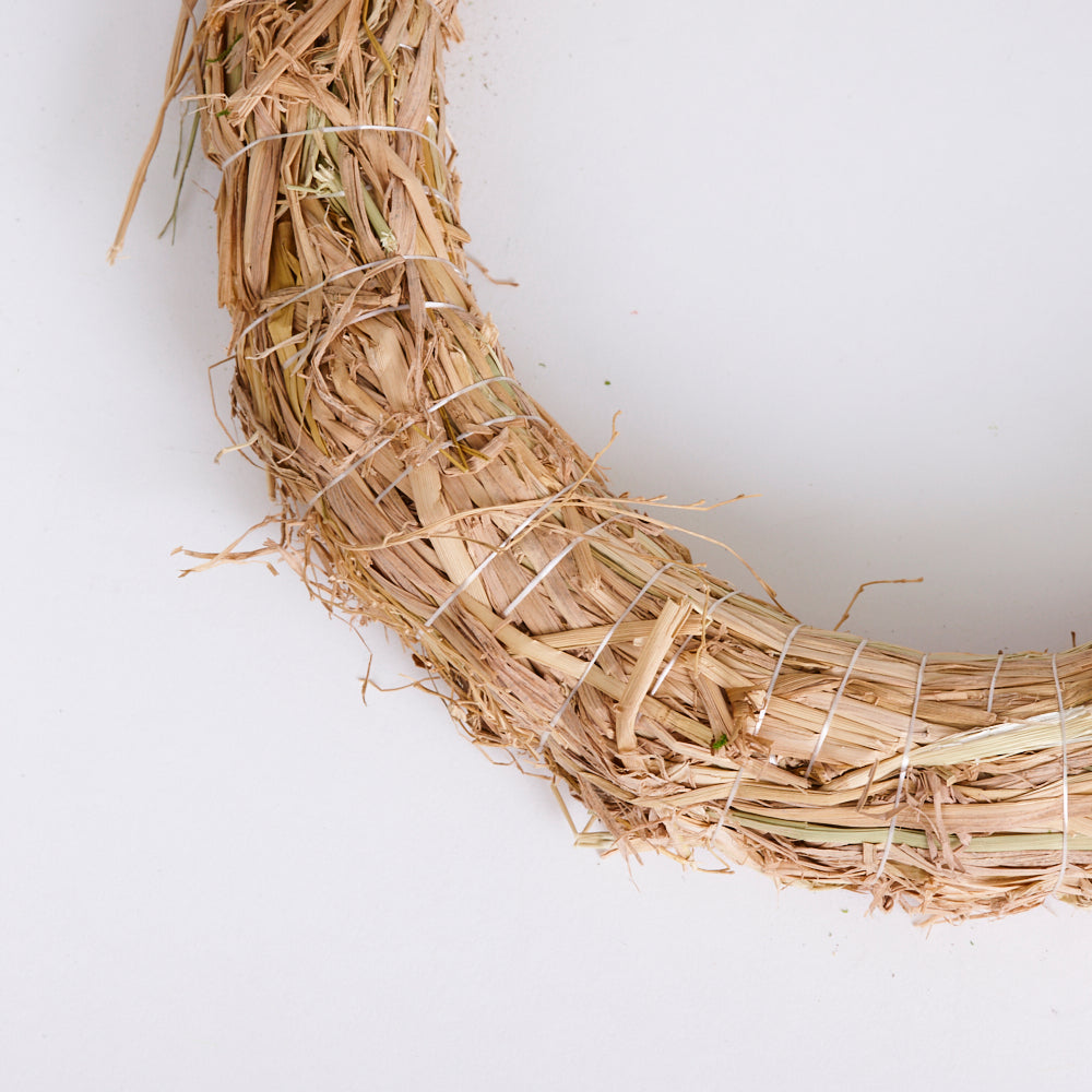 Straw Wreath Base, Dried, Diameter 25cm
