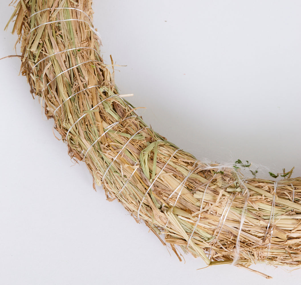 Straw Wreath Base, Dried, Diameter 30cm