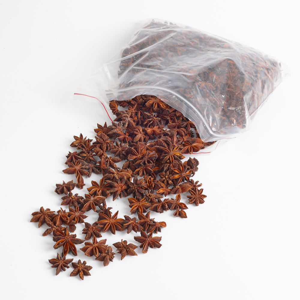 Star Anise, Natural & Dried, 500g Bag
