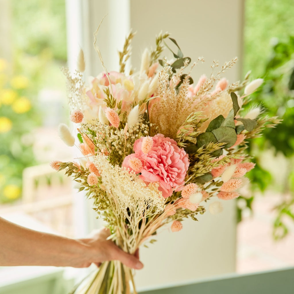 Peony Love, Dried and Silk Bouquet