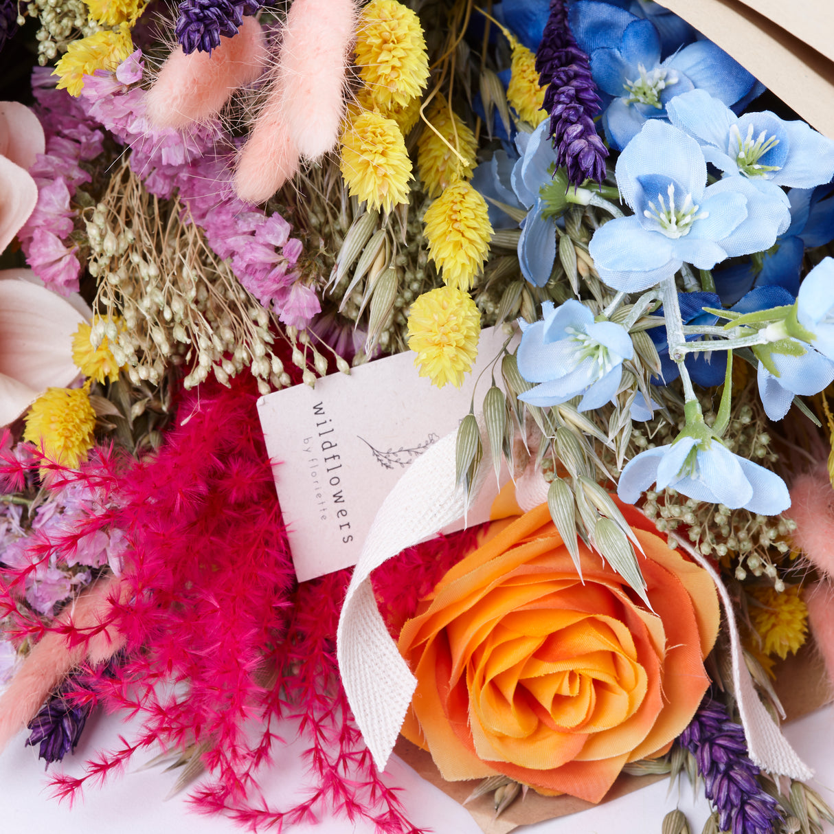 Summer Party, Dried and Silk Bouquet