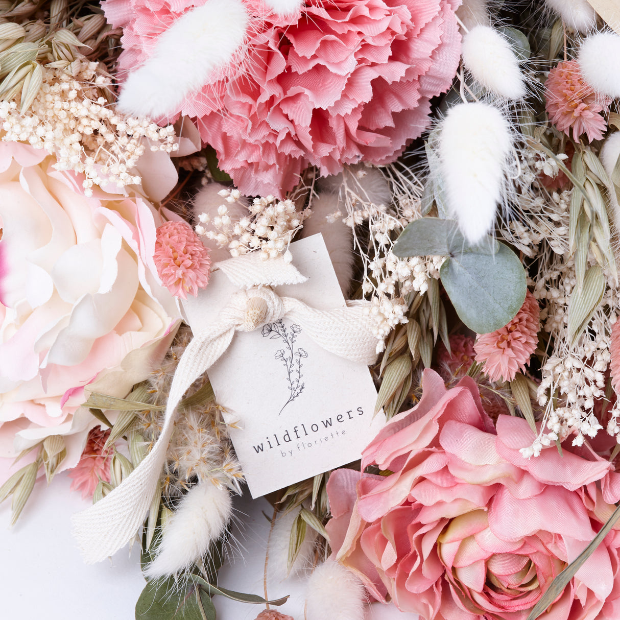 Peony Love, Dried and Silk Bouquet