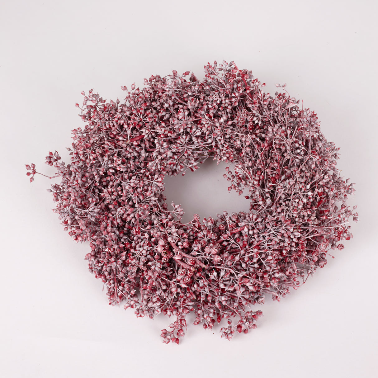 Exotica Wreath, Dark Red, 25cm Diameter