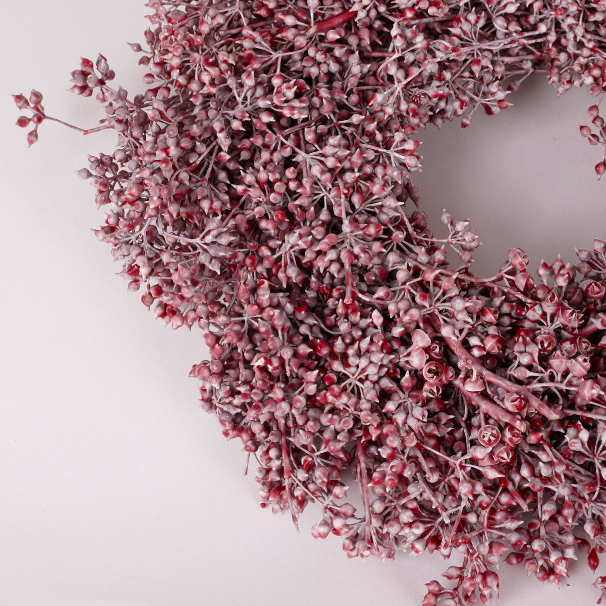 Exotica Wreath, Dark Red, 25cm Diameter