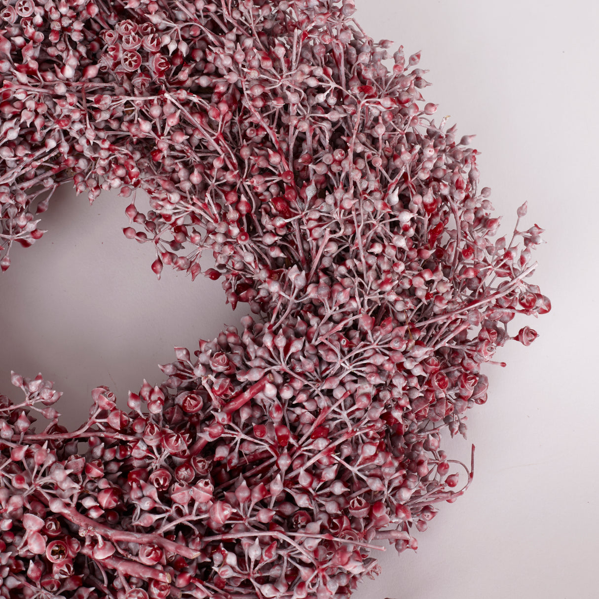 Exotica Wreath, Dark Red, 25cm Diameter