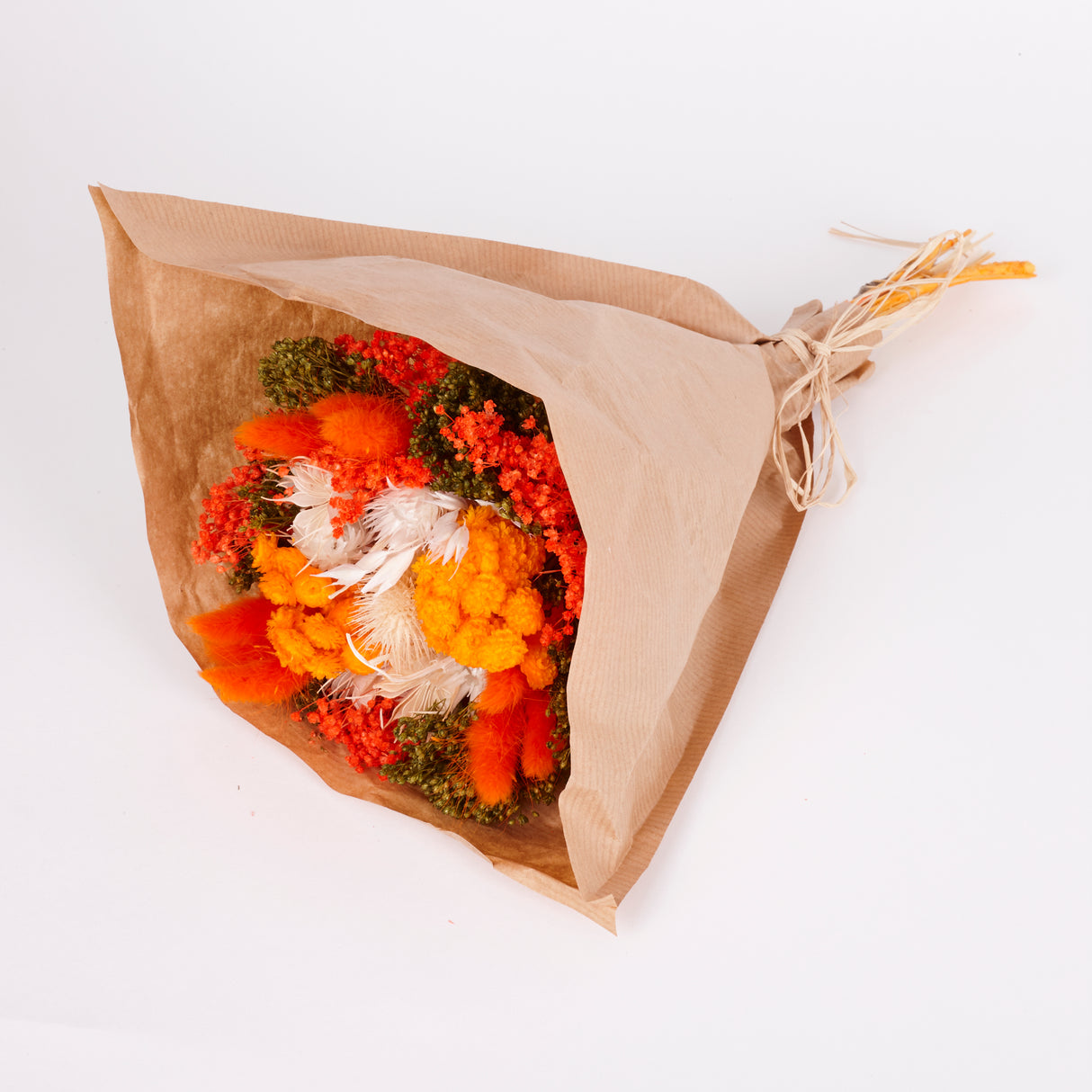 Fantasy, mixed dried bouquet, Orange, Small