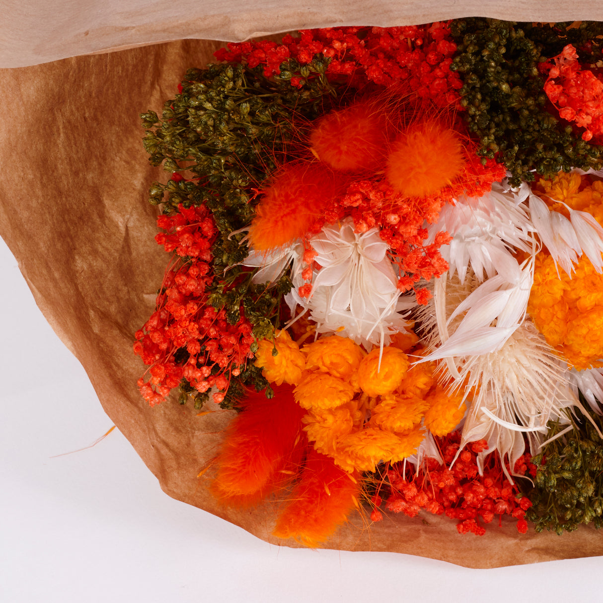 Fantasy, mixed dried bouquet, Orange, Small