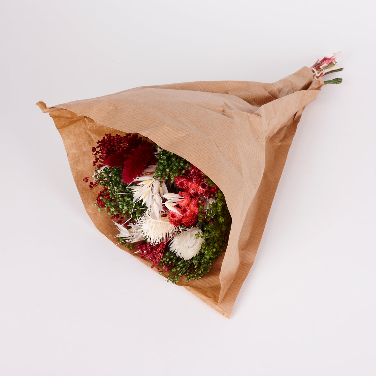 Fantasy, mixed dried bouquet, Burgundy, Small