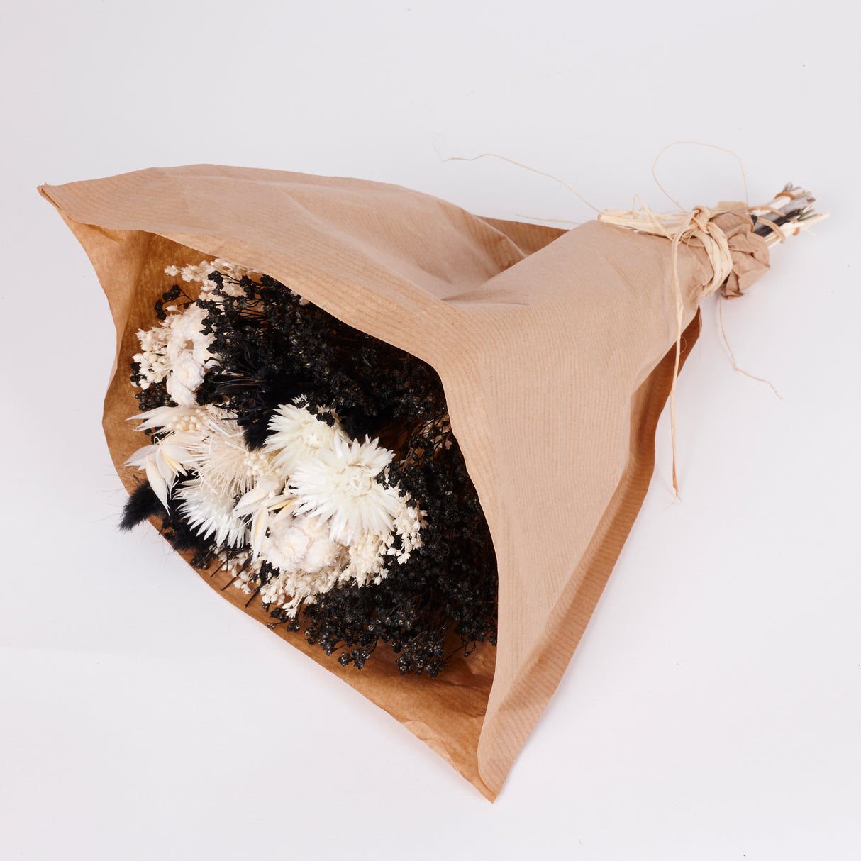 Fantasy, Dried and Bleached Bouquet, Black & White, Small