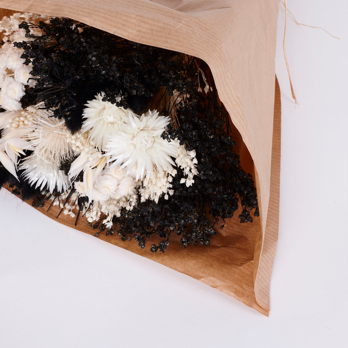 Fantasy, Dried and Bleached Bouquet, Black & White, Small