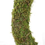 Moss Wreath, Green, 25cm Diameter