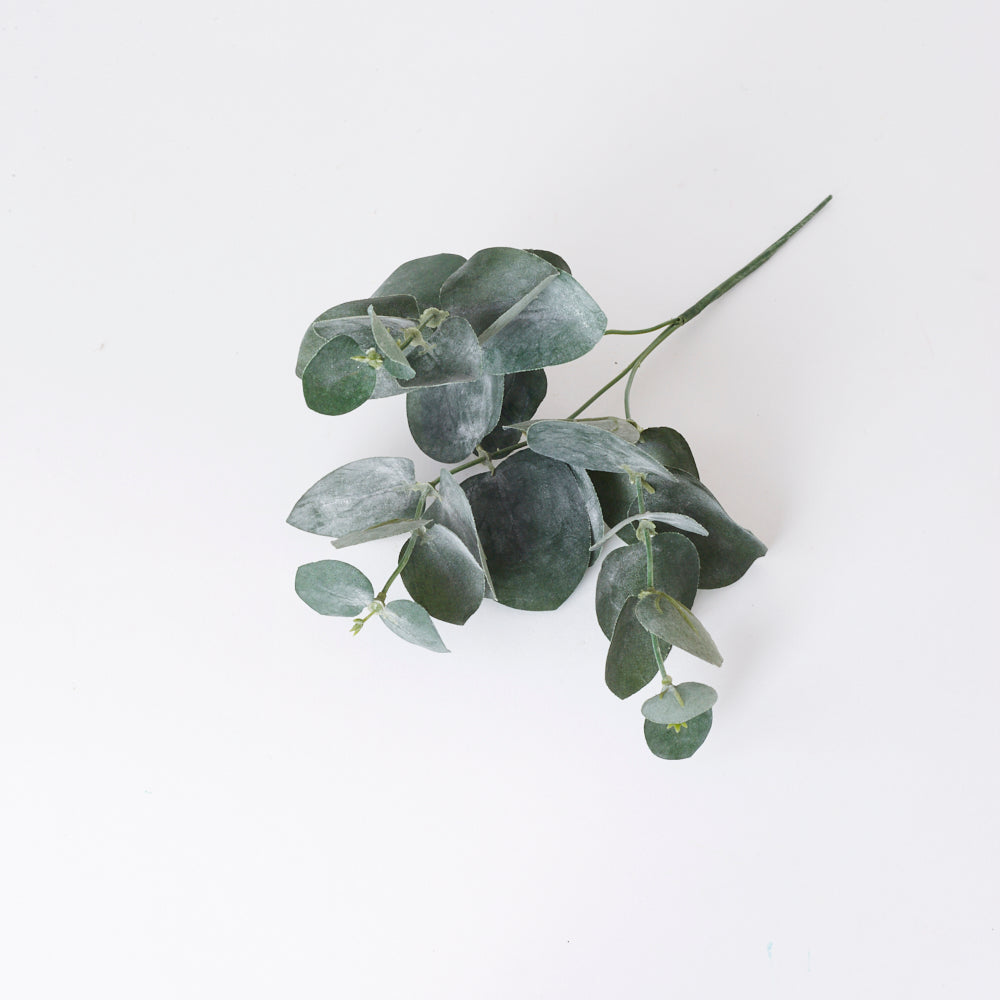 Eucalyptus Mini Sprig, Artificial, Grey, 28cm