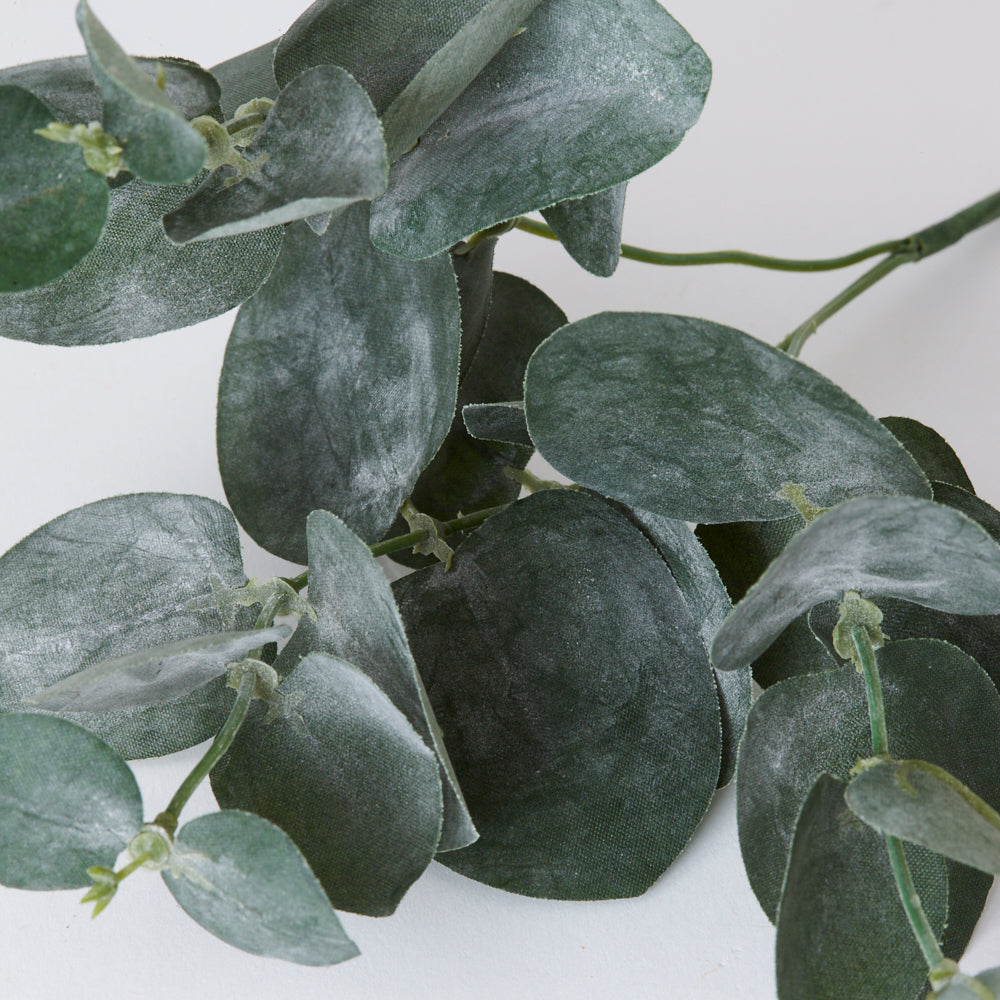 Eucalyptus Mini Sprig, Artificial, Grey, 28cm