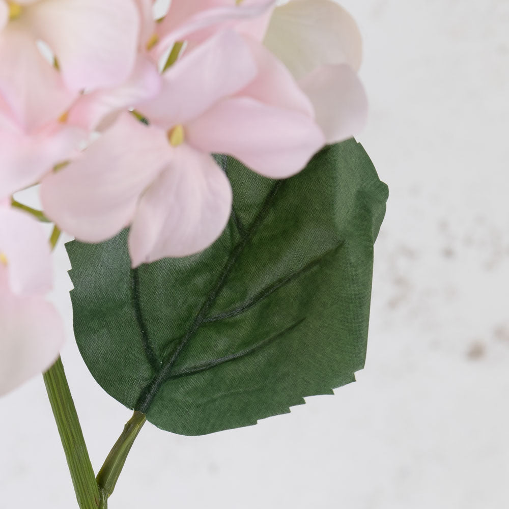 Hydrangea Imperial, White/Pink, 68cm