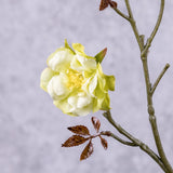 Wild Rose Twig, Light Green, 38cm, Faux