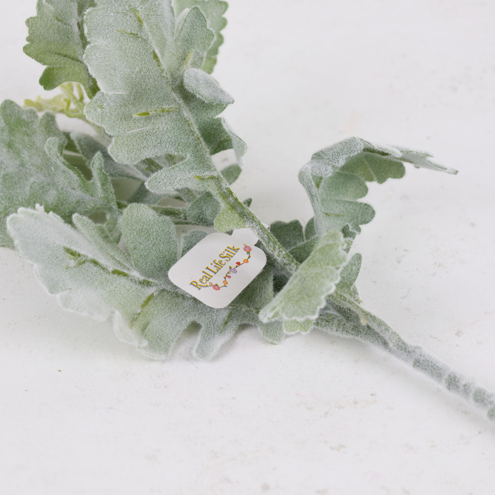Faux Dusty Miller, Green, 33cm