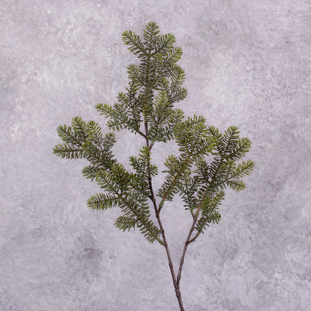 Pine Spray, Green, Flat Needles, 83cm