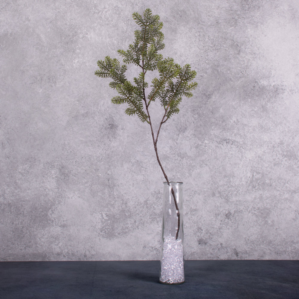 Pine Spray, Green, Flat Needles, 83cm