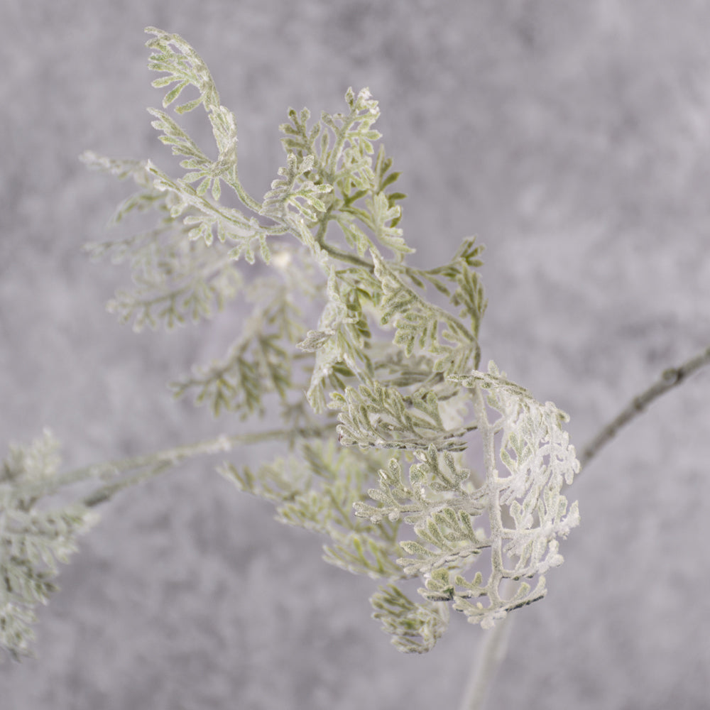 Artemisia, Grey/Silver, Flocked Stem, 100cm