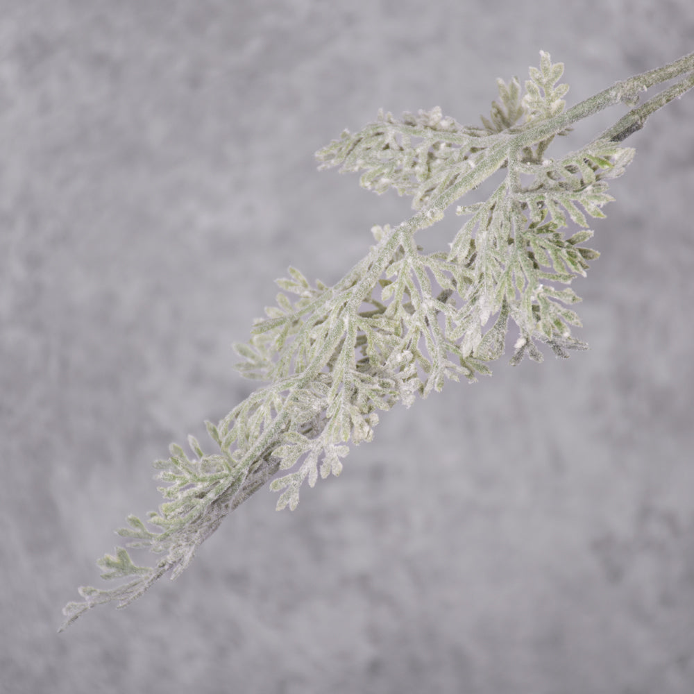 Artemisia, Grey/Silver, Flocked Stem, 100cm