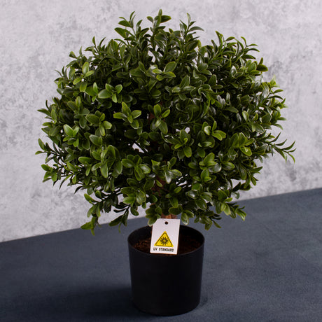Boxwood, Buxus Ball, Artificial, in pot, UV Safe