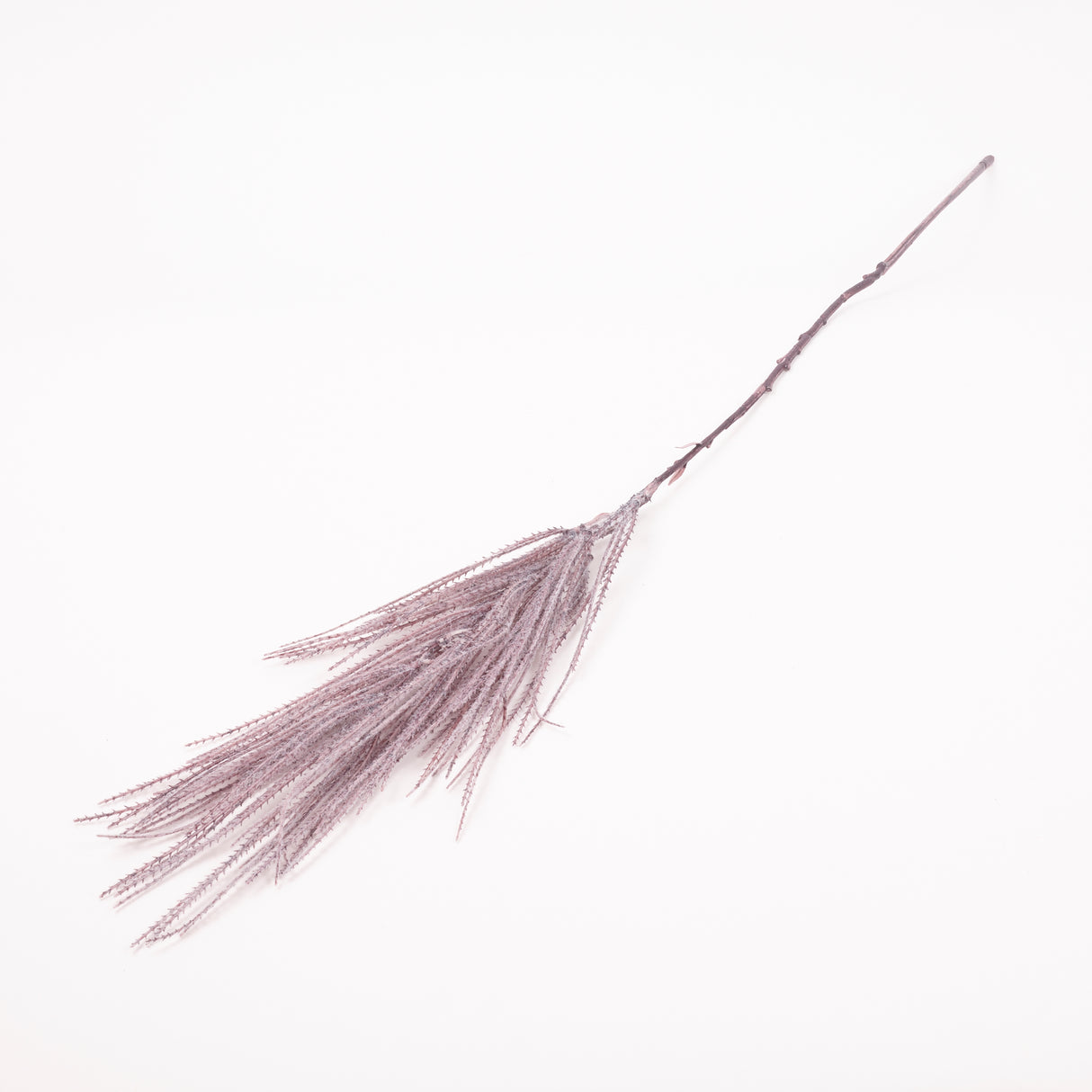 Grass Tuft, 'Indy', flocked. Burgundy, 99cm