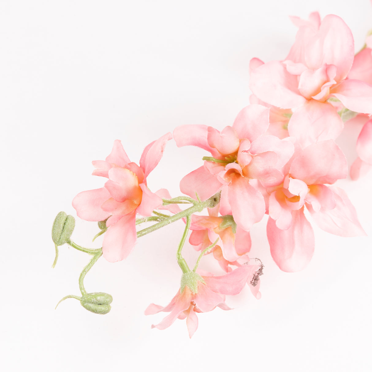 Delphinium Spray (Silk-ka), Artificial, Pink, 101cm, Faux