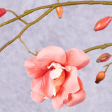 Rose Spray (Silk-ka), Peach, 135cm