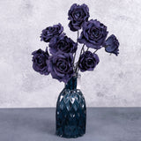 Rose Spray (Silk-ka), Dark Blue, 69cm